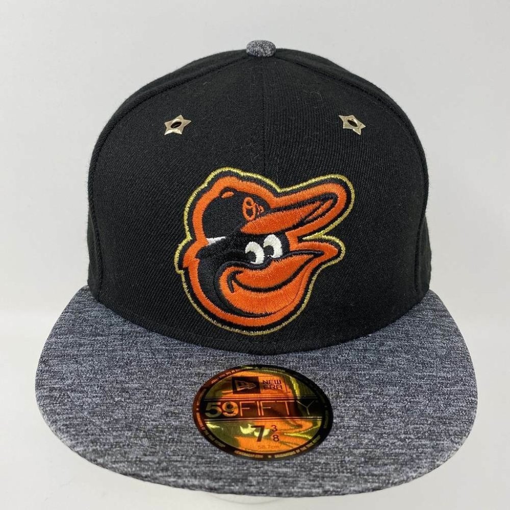 Baltimore Orioles 2016 MLB All Star Game Fitted Hat 7 3/8 Gray Cap Baseball